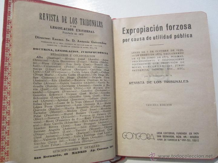 Libros de segunda mano: EXPROPIACION FORZOSA - Foto 2
