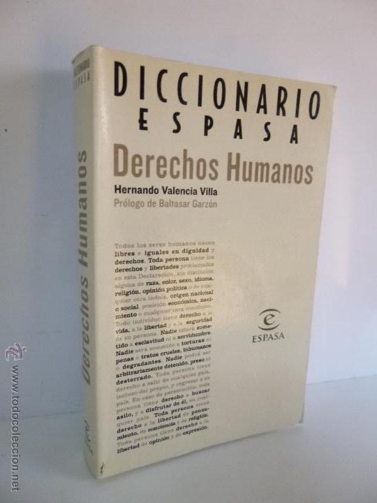 Diccionario Espasa Derechos Humanos ( Hernando - Comprar Libros De ...