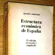 Libros de segunda mano: ESTRUCTURA ECONÓMICA DE ESPAÑA POR RAMÓN TAMAMES DE SOCIEDAD DE ESTUDIOS Y PUBLICACIONES MADRID 1964. Lote 50318374
