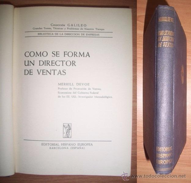Libri di seconda mano: DEVOE, Merrill. C&oacute;mo se forma un director de ventas