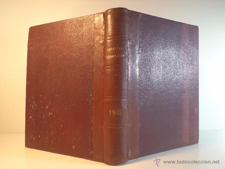 Second hand books: COLECCI&Oacute;N LEGISLATIVA DEL AGENTE DE LA AUTORIDAD. Comprende de enero a diciembre de 1946
