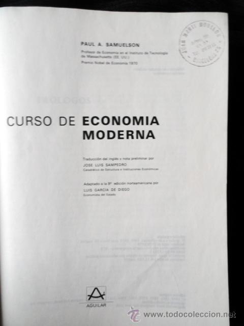 Libros de segunda mano: CURSO DE ECONOMIA MODERNA, por PAUL A. SAMUELSON - Foto 10