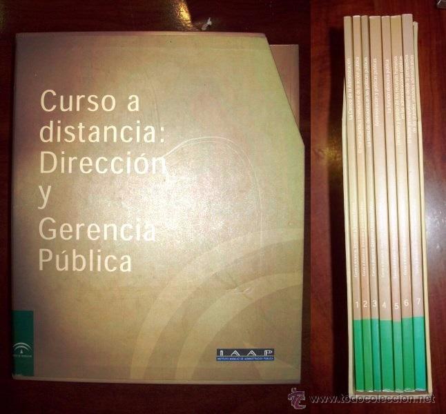 Gebrauchte B&uuml;cher: CURSO A DISTANCIA : Direcci&oacute;n y Gerencia P&uacute;blica [7 VOL.]