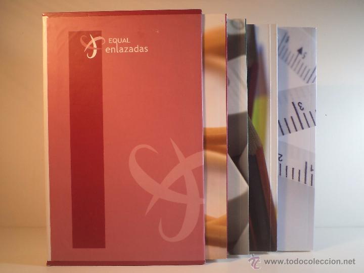 Libri di seconda mano: EQUAL-ENLAZADAS. Material Equalenlazadas. Estuche con los 4 vol&uacute;menes que cito. C.L.M. 2007
