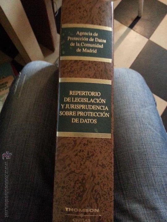 Libros de segunda mano: repertorio de legislacion y jurisprudencia sobre proteccion de datos - comunidad de madrid thomson