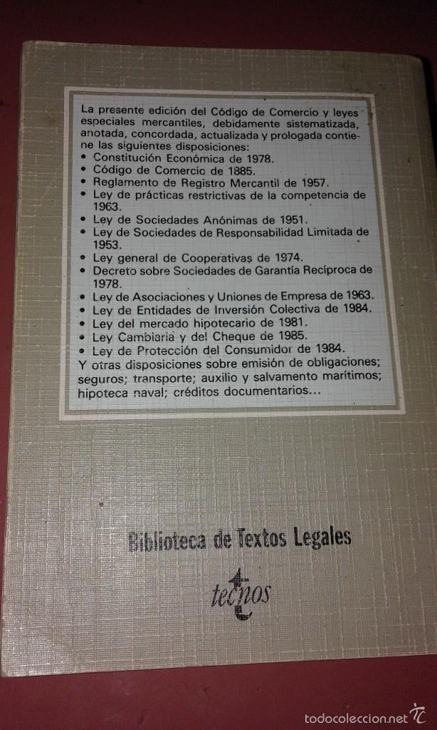 Libros de segunda mano: C&oacute;digo de comercio y legislaci&oacute;n mercantil - Foto 2
