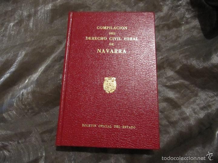 Libros de segunda mano: Compilaci&oacute;n del derecho civil foral de Navarra. - s.a.PRIMERA EDICION 1973