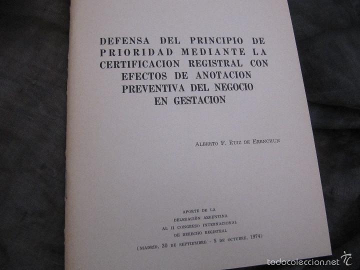 Libros de segunda mano: DEFENSA DEL PRINCIPIO DE PRIORIDAD MEDIANTE LA CERTIFICACI&Oacute;N REGISTRAL CON EFECTOS DE ANOTACI&Oacute;N