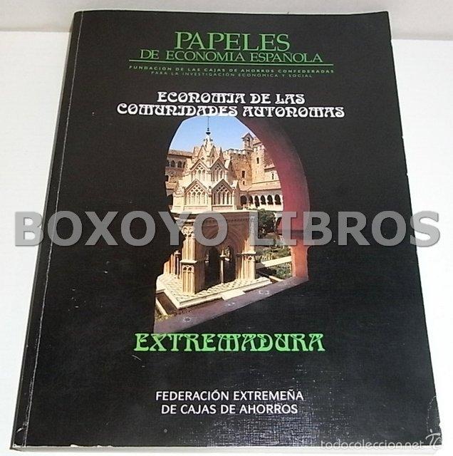 Livros em segunda m&atilde;o: VALLE S&Aacute;NCHEZ, Victorio [Director]. Econom&iacute;a de las comunidades aut&oacute;nomas: Extremadura