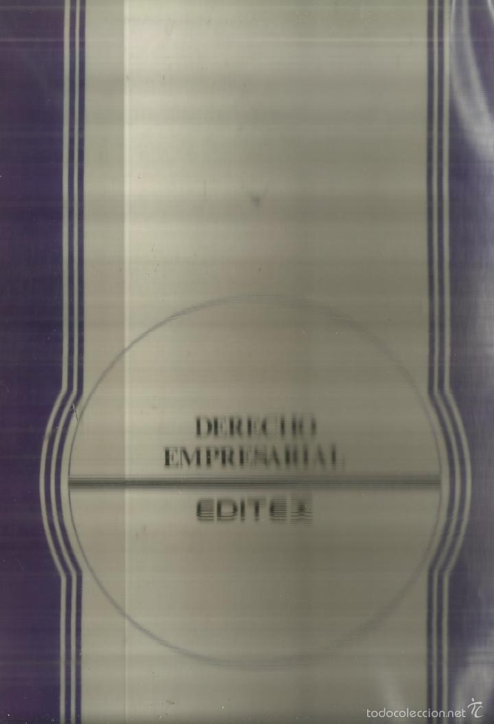 Libros de segunda mano: DERECHO EMPRESARIAL. EDITEX. MADRID. 1987 - Foto 3