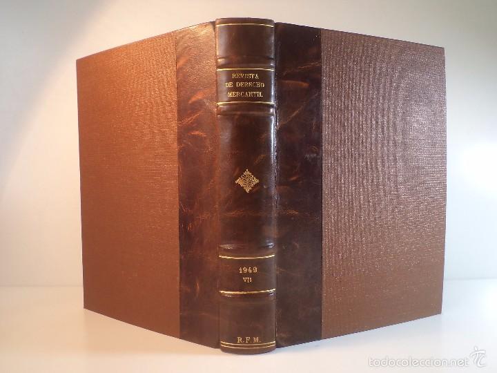 Libri di seconda mano: REVISTA DE DERECHO MERCANTIL. Vol. VII N&uacute;m. 19 - 20 de 1949
