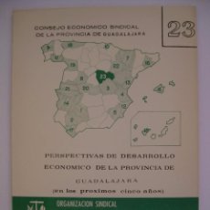 Libros de segunda mano: PERSPECTIVAS DE DESARROLLO ECONÓMICO DE LA PROVINCIA DE GUADALAJARA - Nº 23 - MARZO 1962. Lote 68402109