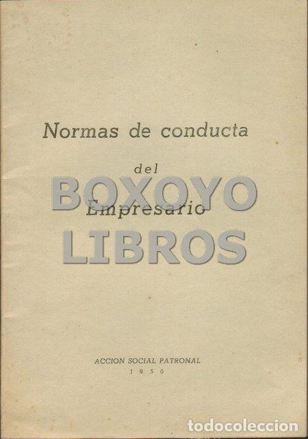 Libri di seconda mano: Normas de conducta del empresario