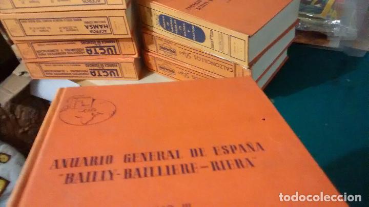 Libros de segunda mano: 8 tomos del Anuario General de Espa&ntilde;a Bailly Bailliere Riera, a&ntilde;o 1970. 3&ordf; edici&oacute;n. 6590 p&aacute;g