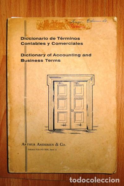 Libri di seconda mano: DICCIONARIO de t&eacute;rminos contables y comerciales = Dictionary of Accounting and Business Terms