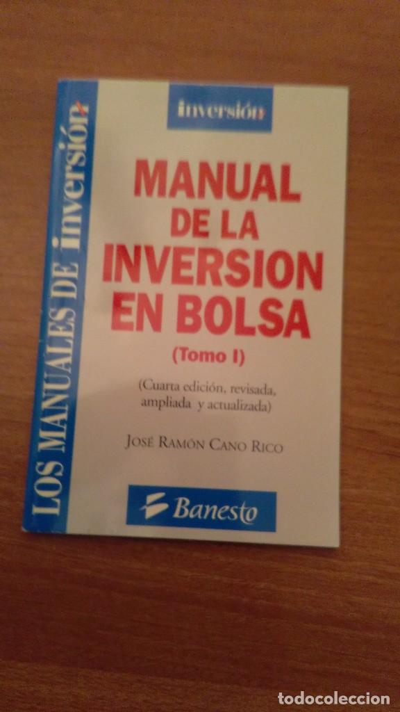 Libros de segunda mano: MANUAL DE LA INVERSION EN BOLSA - TOMO I - - Foto 1