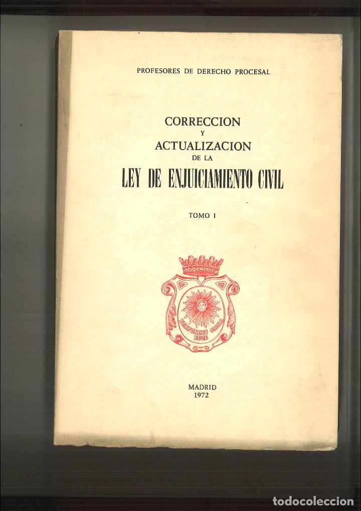 Libri di seconda mano: CORRECI&Oacute;N Y ACTUALIZACI&Oacute;N DE LA LEY DE ENJUICIAMIENTO CIVIL. Profesores de Derecho Procesal