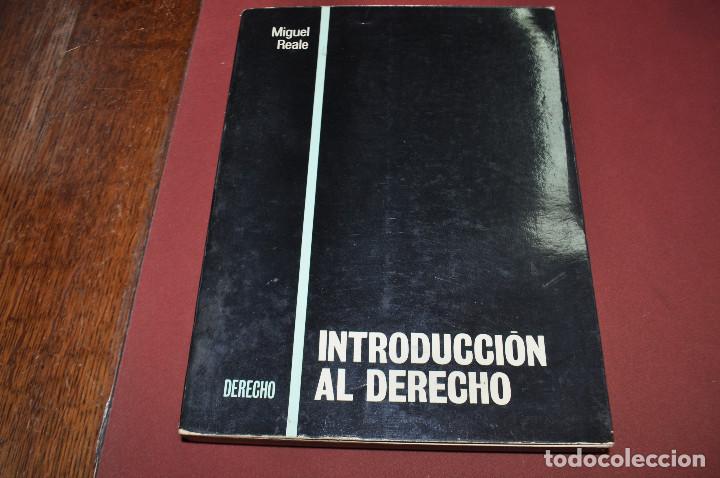 Libros de segunda mano: INTRODUCCION AL DERECHO - MIGUEL REALE - DR1 - Foto 1