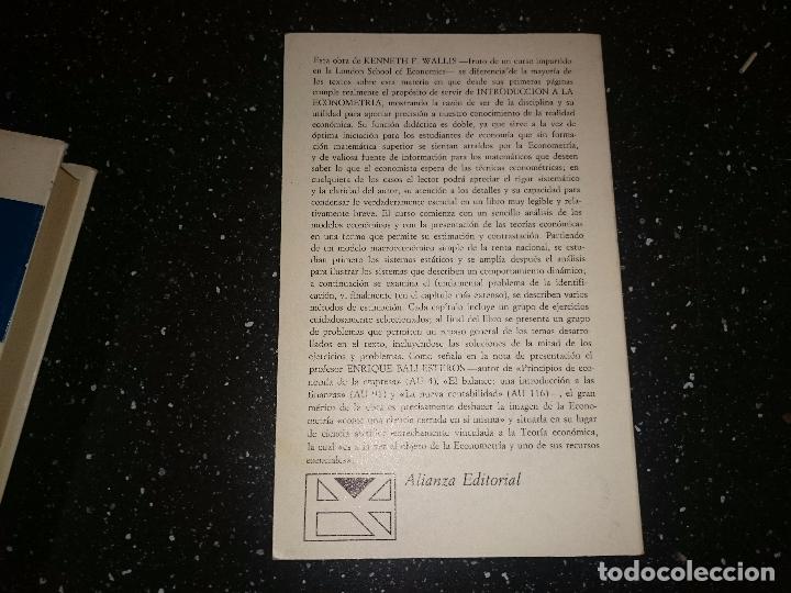 Libros de segunda mano: Introducci&oacute;n ala econometr&iacute;a - Foto 2