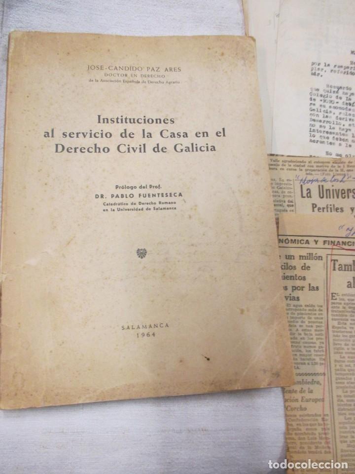 Gebrauchte B&uuml;cher: INSTITUCIONES AL SERVICIO DE LA CASA EN EL DERECHO CIVIL DE GALICIA - CANDIDO PAZ ARES 1964 + INFO