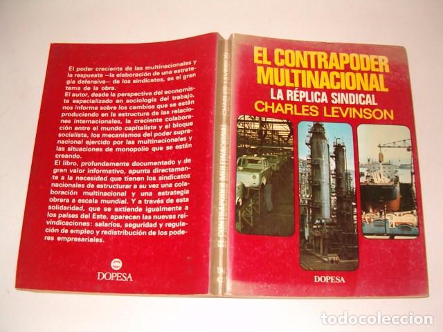 Libros de segunda mano: CHARLES LEVINSON. El contrapoder multinacional. La r&eacute;plica sindical. RMT80705. - Foto 1