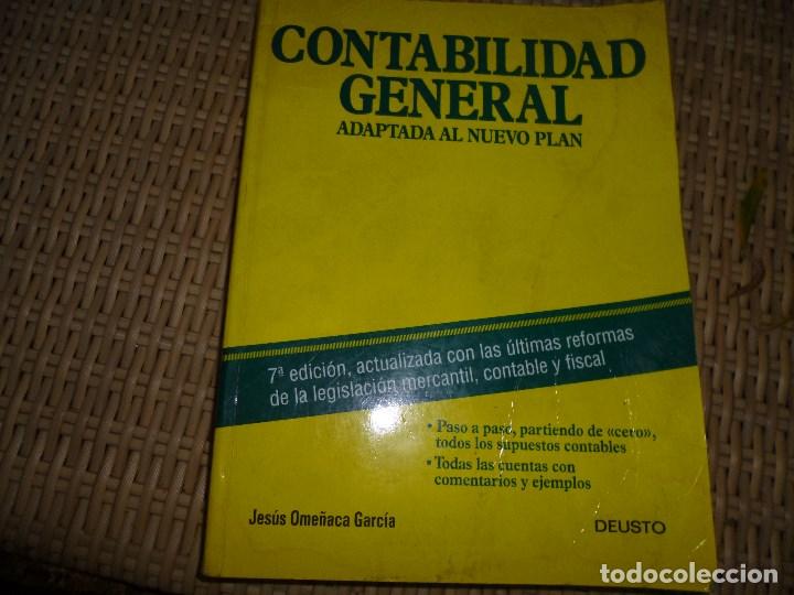 Second hand books: LIBRO-CONTABILIDAD GENERAL-1997-DEUSTO-JES&Uacute;S OME&Ntilde;ACA GARC&Iacute;A-