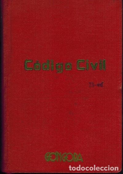 Libros de segunda mano: C&Oacute;DIGO CIVIL ESPA&Ntilde;OL - Foto 1