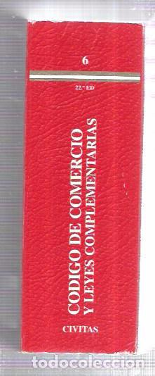 Libros de segunda mano: C&Oacute;DIGO DE COMERCIO Y LEYES COMPLEMENTARIAS. CIVITAS BIBLIOTECA DE LEGISLACI&Oacute;N. EDIT.  CIVITAS. 1998 - Foto 2