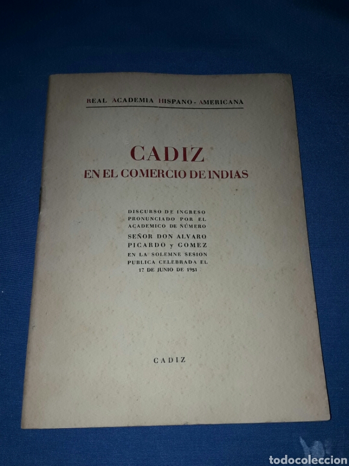 Libros de segunda mano: CADIZ EN EL COMERCIO DE INDIAS - Foto 1