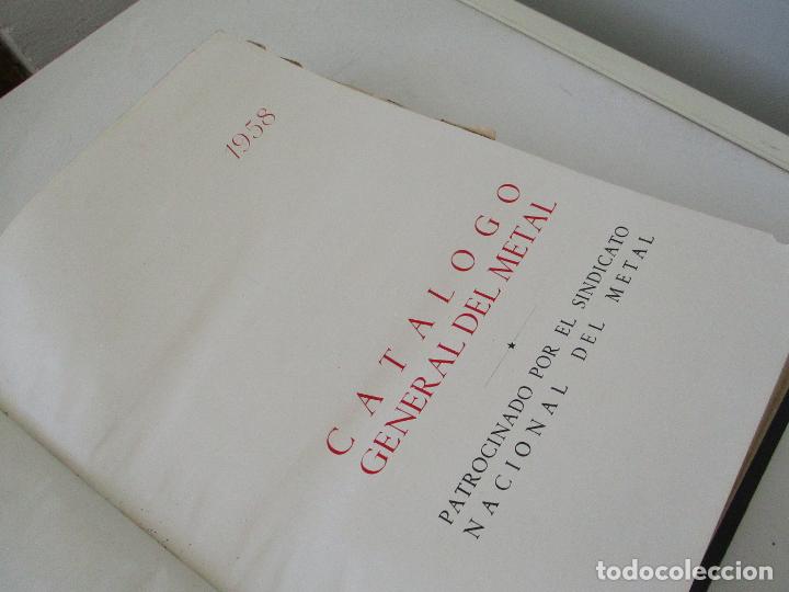 Libros de segunda mano: CAT&Aacute;LOGO GENERAL DEL METAL 1958- PICSA - Foto 9