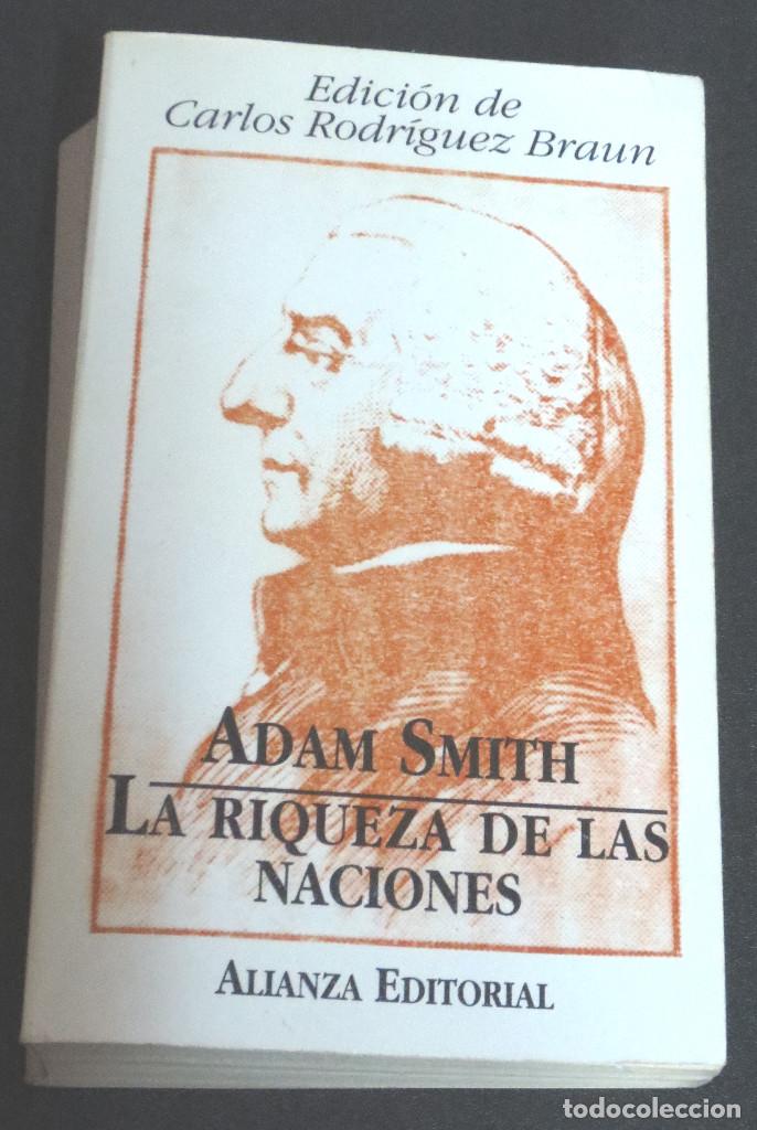 La Riqueza De Las Naciones Adam Smith Alianza E - Vendido En Venta ...