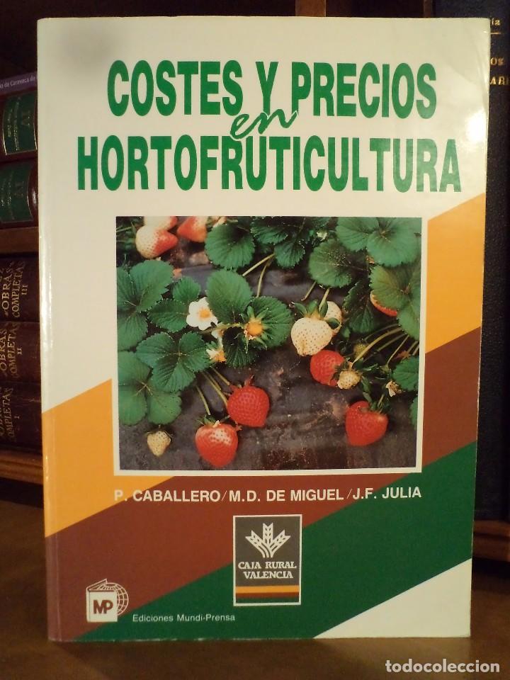 Gebrauchte B&uuml;cher: COSTES Y PRECIOS EN HORTOFRUTICULTURA Con especial referencia a la Comunidad Valenciana. CABALLERO