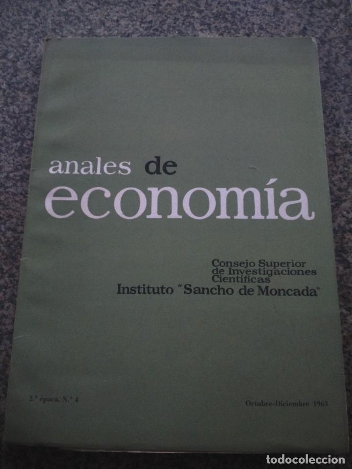 Libri di seconda mano: ANALES DE ECONOMIA -- 2&ordf; EPOCA - N&ordm; 6 -- INSTITUTO SANCHO MANCADA 1964 --