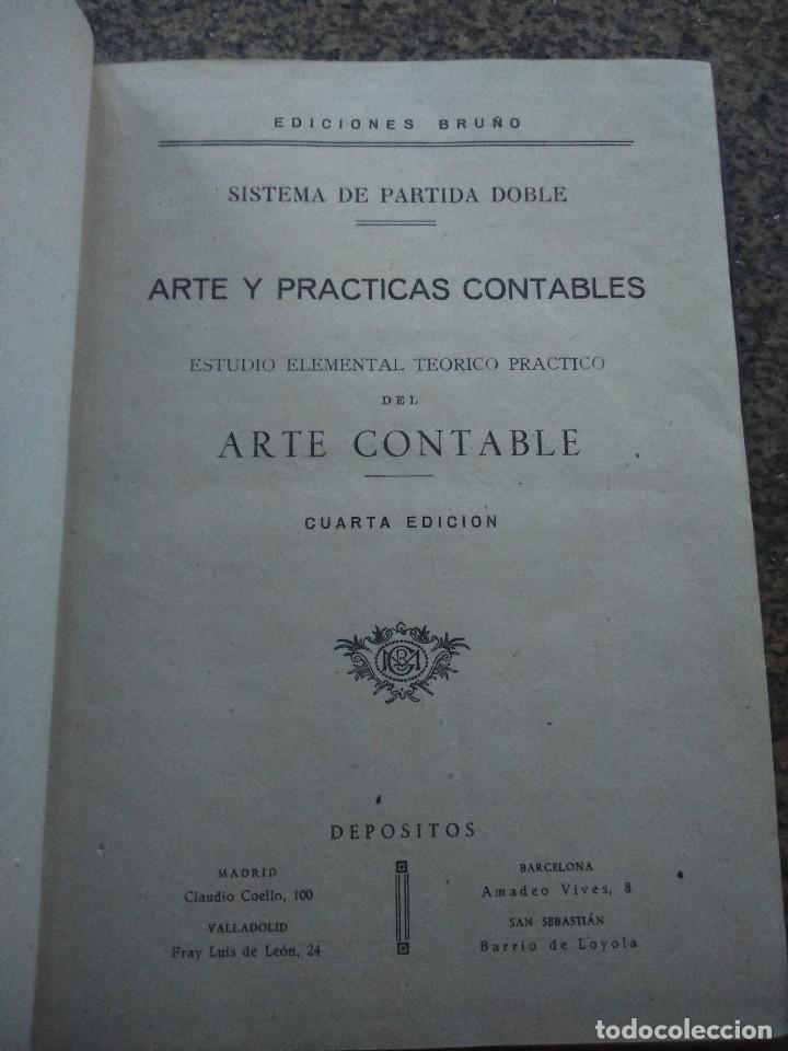Libros de segunda mano: ARTE Y PRACTICAS CONTABLES -- ESTUDIO TEORICO Y PRACTICO -- EDICIONES BRU&Ntilde;O -- - Foto 2