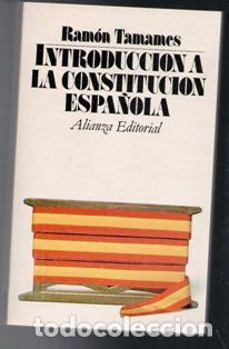 Libros de segunda mano: Introducci&oacute;n a la Constituci&oacute;n Espa&ntilde;ola, Ram&oacute;n Tamames - Foto 1