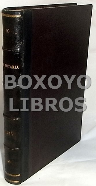 Libros de segunda mano: REVISTA. La Notar&iacute;a. &Oacute;rgano oficial del Colegio Notarial de Barcelona. A&ntilde;o LXXX