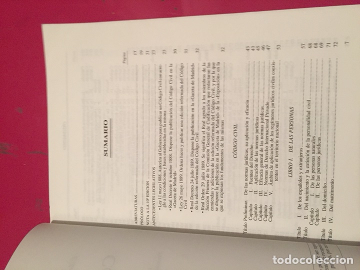 Libros de segunda mano: C&oacute;digo Civil - Foto 2
