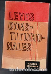 Libros de segunda mano: Leyes constitucionales. - Foto 1