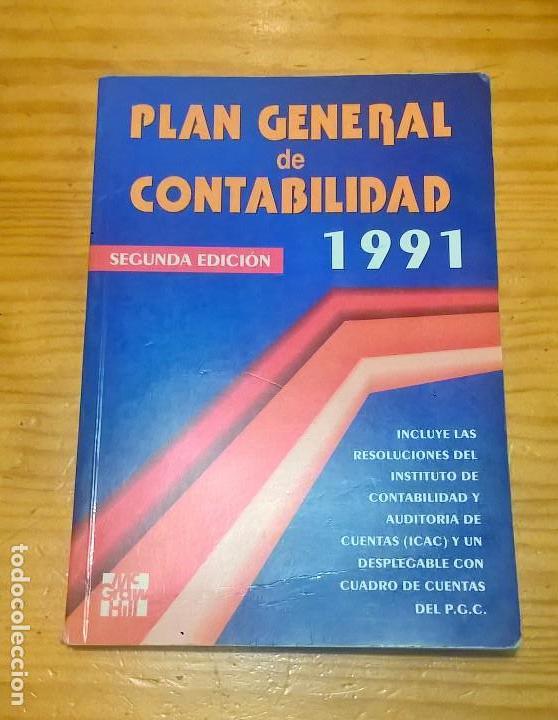 Libros de segunda mano: PLAN GENERAL DE CONTABILIDAD - 1991 - SEGUNDA EDICI&Oacute;N - Foto 1