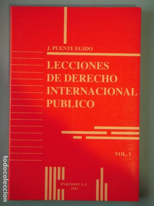 Gebrauchte B&uuml;cher: LECCIONES DE DERECHO INTERNACIONAL PUBLICO (I) - J. PUENTE EGIDO, DYKINSON, 1992 (COMO NUEVO)