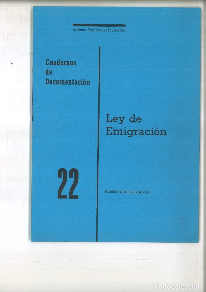 Libri di seconda mano: LEY DE EMIGRACI&Oacute;N. Ricardo Guti&eacute;rrez Nieto