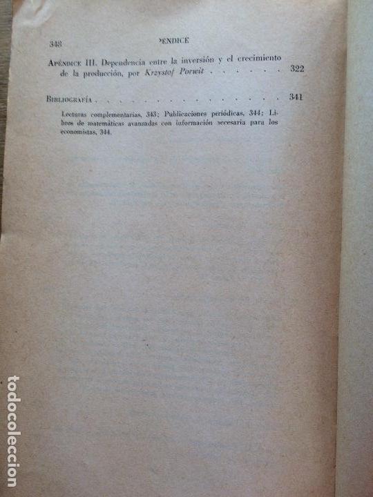 Libros de segunda mano: INTRODUCCCI&Oacute;N A LA ECONOMETR&Iacute;A. OSKAR LANGE. - Foto 5