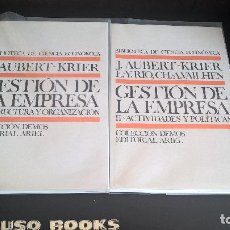Libros de segunda mano: GESTION DE LA EMPRES, J.AUBERT KRIER.EY RIO, CH A VAILHEN. BIBLIOTECA DE CIENCIA ECONOMICA. Lote 118721223