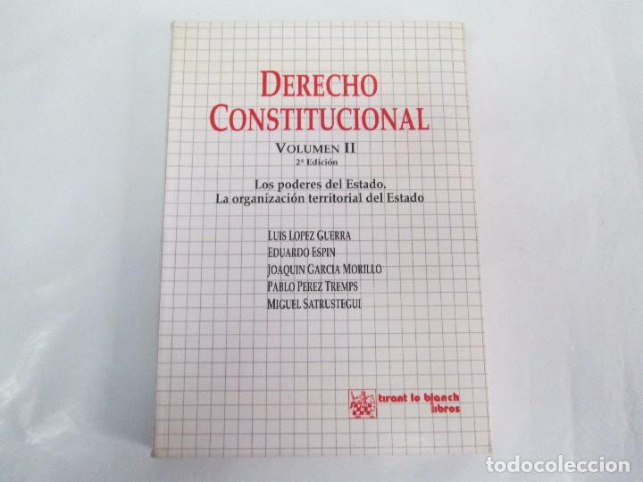 derecho constitucional. v ii. luis lopez guerra - Comprar Libros de