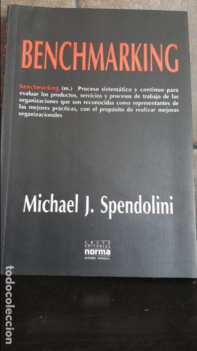 Libros de segunda mano: BENCHMARKING. MICHAEL J. SPENDOLINI. NORMA 1995. - Foto 1