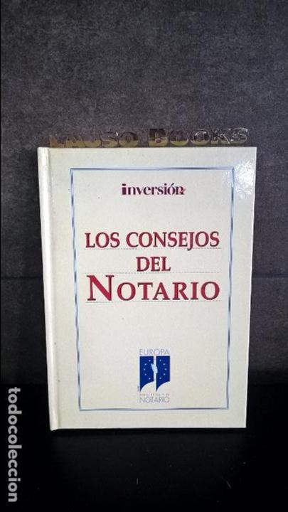 Libros de segunda mano: LOS CONSEJOS DEL NOTARIO. INVERSION. - Foto 1