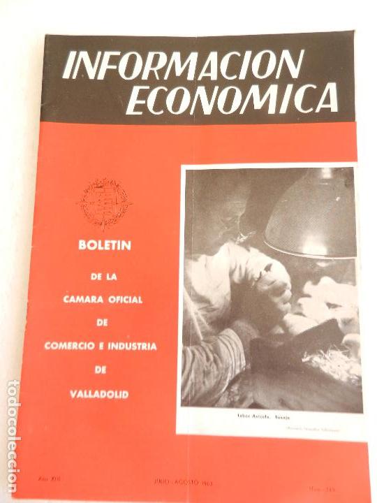 Libri di seconda mano: INFORMACION ECONOMICA DE VALLADOLID JUL-AGOS 1962 N&ordm; 249.