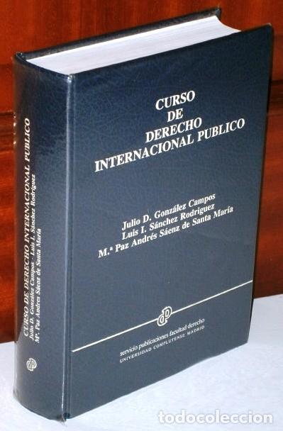 Libros de segunda mano: Curso Derecho Internacional P&uacute;blico de Glez Campos, S&aacute;nchez y Andr&eacute;s S&aacute;enz de Santamar&iacute;a Madrid 1992