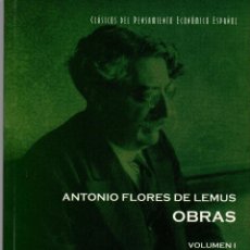 Libros de segunda mano: OBRAS / ANTONIO FLORES DE LEMUS. 3 VOL.. Lote 380486924