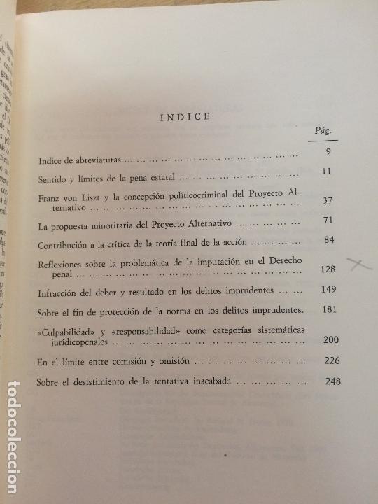Libros de segunda mano: PROBLEMAS B&Aacute;SICOS DEL DERECHO PENAL. CLAUS ROXIN. - Foto 3